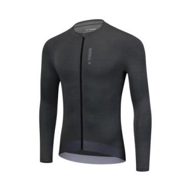 Imagem de Camisa De Ciclismo Slim Fit De Manga Longa Para Homens E Mulheres Resp