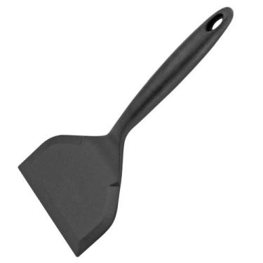 Imagem de Espátula de Silicone Uny Home Preta 26x12 cm