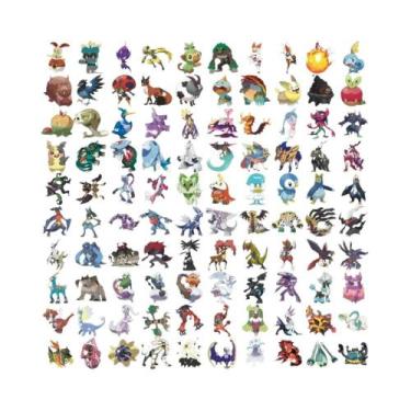 Imagem de Adesivos De Pokémon Pikachu Charizard 103/200/300 Peças À Prova d'Água