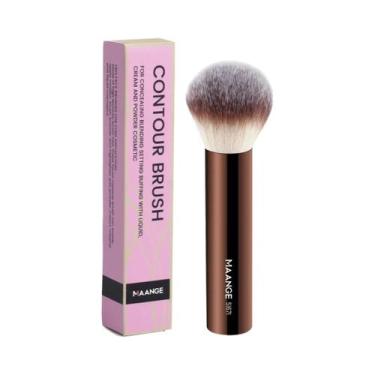 Imagem de Pincel De Maquiagem Portátil Para Base, Contorno E Blush, Macio E Fofo