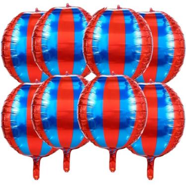 Imagem de Balões dourados e pretos balão listrado preto dourado, decorações de festa com tema de circo, balões de carnaval, decorações de circo, balão com tema de carnaval, folha de 56 cm, 8 peças, decoração de