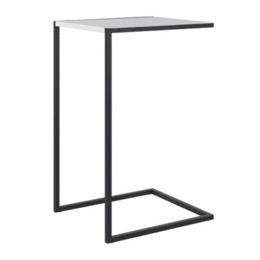 Imagem de Mesinha de Apoio Controle Café Computador Aulixiar Lateral MDF e Ferro
