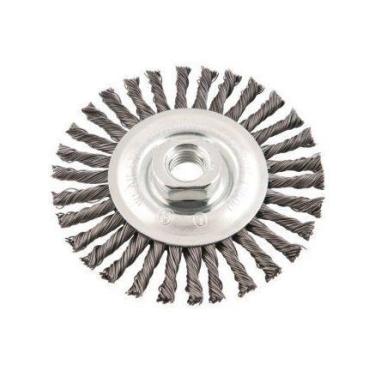 Imagem de Escova circular torcida 4.1/2x1/4" rosca m14 12500rpm - Vonder