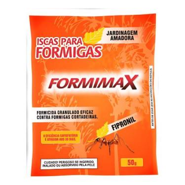 Imagem de Isca Granulado Para Formigas Formimax Cortadeiras 300g 6 Saches de 50g
