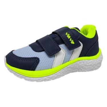 Imagem de Tenis Casual Infantil Menino Conforto Dia a Dia Leve Via Vip-Masculino