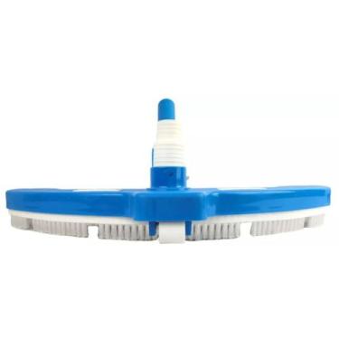 Imagem de Aspirador 3 Rodas Jumbo Com Escova Netuno Piscinas Limpeza, Azul