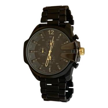 Imagem de ED HARDY Relógio masculino preto fosco com mostrador redondo ED50175BB-42-G02