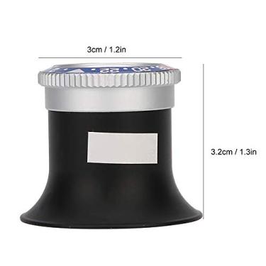 Imagem de ZJchao Lupa de Relógio de Plástico 15X, Lupa de Joalheiro Profissional, Ferramenta para Reparo de Relógios e Fabricação de Joias, Lente de Vidro óptico de Liga de Alumínio Durável