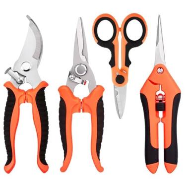 Imagem de KIT 4/3 pcs Tesouras De Poda De Jardim Ferramentas De Jardinagem(KIT 3)