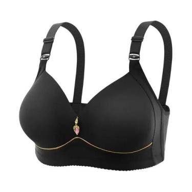 Imagem de Sutiã De Maternidade plus Size Respirável Com Bojo Franzido, Sem Aro, 