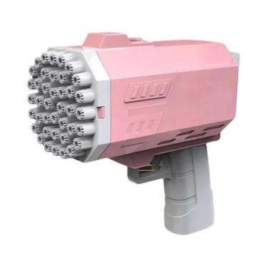 Imagem de Brinquedo De Pistola De Bolhas Portátil Com 40 Furos Para Jogos Ao Ar 