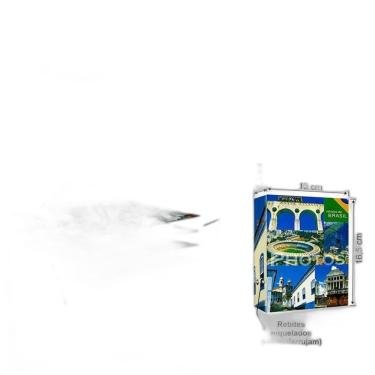 Imagem de Album Para 120 Fotos 10X15 4 Unid. Brasil Amarela 480 Fotos