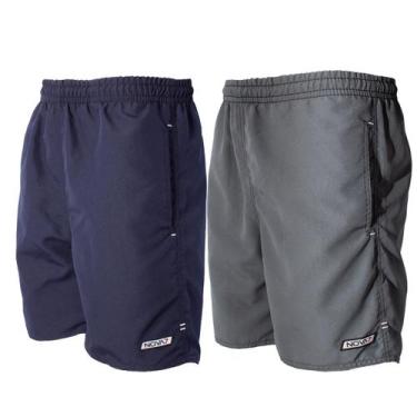 Imagem de Kit 2 Short Bermudas Calção Tactel Leve Macio Masculino Bolsos Elástic