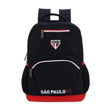 Imagem de Mochila De Costas escolar esporte São Paulo Tricolor 16601 Oficial-Unissex