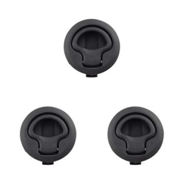 Imagem de Fechadura De Porta De Barco De Plástico 61mm Com Trava Redonda Embutid