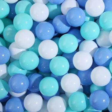 Imagem de STARBOLO Bolas de bola - 100, 200, 500 peças, livre de ftalatos, livre de BPA, não tóxicas, à prova de esmagamento, bolas de brincar para crianças, barraca de brincar, piscina, parque de brincar