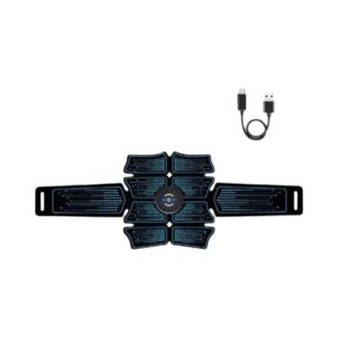 Imagem de Estimulador Muscular Abdominal EMS, Massageador Elétrico, Treinador De