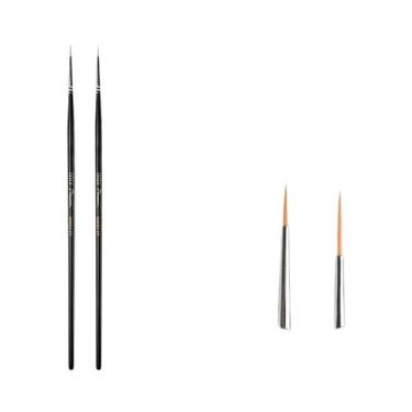 Imagem de Pincéis De Pintura Artística De Ponta Fina Extra Longa Para Modelos Em