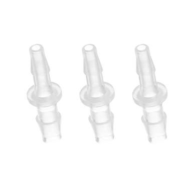 Imagem de Encaixe de farpa de mangueira de plástico de 1/10.2 cm x 3/40.6 cm, 3 peças de conectores de tubo a granel União de adaptador de junta de emenda para aquário combustível gás líquido ar