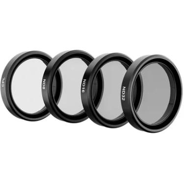 Imagem de Kit de Filtros CPL e ND8/16/32 para DJI Osmo Action 3 / 4 / 5 Pro - Telesin