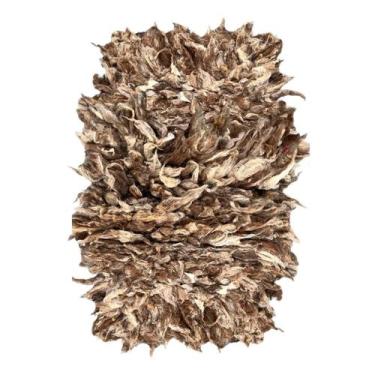 Imagem de Coxinilho Pelego Marrom Lã Trançada Grande Para Montaria Cavalo - BMT