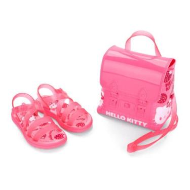 Imagem de Sandália Infantil de Menina Hello Kitty Sweet Bag do 23 ao 34, 28, Ros