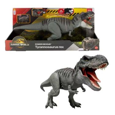 Imagem de Jurassic World Dinossauro T-Rex Mordida Destruidora com som - Mattel