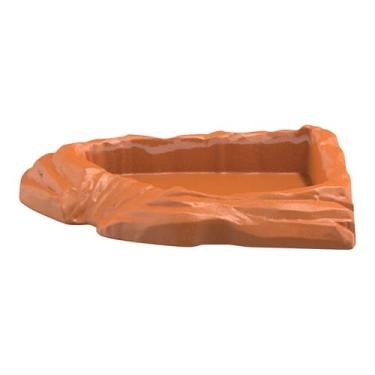 Imagem de Prato de comida de tartaruga, bacia de alimentação de cobra, prato de comida de tartaruga que economiza espaço para tartaruga, cobra, dragão barbudo, lagartixa, aquário, terrário, habitat