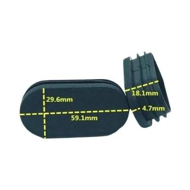 Imagem de 16 Peças De Protetores De Silicone Ovais Para Pés De Cadeira, Antiderr