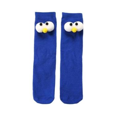 Imagem de Meias Infantis De Desenho Animado Fofas De Alta Qualidade Com Olhos Gr