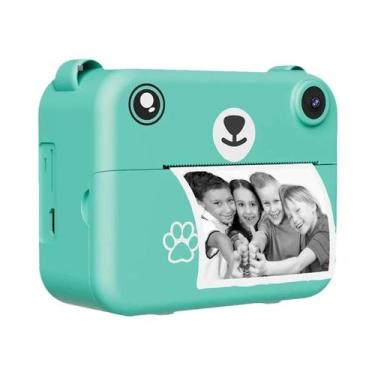 Imagem de Câmera Digital Infantil 1080P HD Com Impressora Térmica Instantânea, P