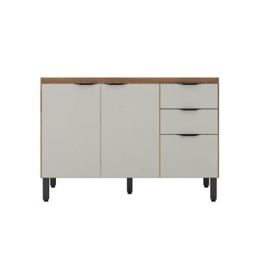 Imagem de Balcão de Pia sem Tampo Firenze Amêndola Touch Nude Prime TX Demóbile