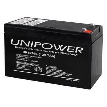 Imagem de Bateria Estacionária Selada Vrla 12v 7,0ah (up1270e) F187 - UNIPOWER