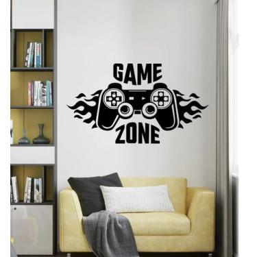 Imagem de Adesivo de parede  gamer, jogos, video game - Ambiente dekorado, 70cm,