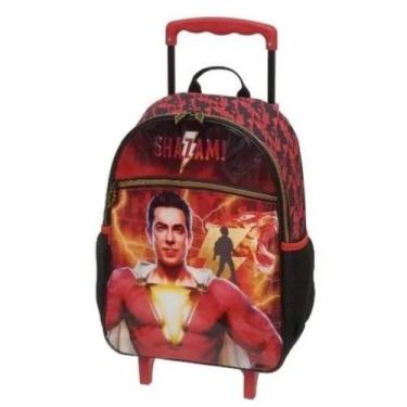 Imagem de Mochila Grande Com Rodinha Escolar Infantil Shazam - Pacific