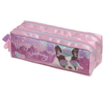 Imagem de Estojo Escolar De Lápis Necessaire Infantil Jolie Puppy Dog - Pacific