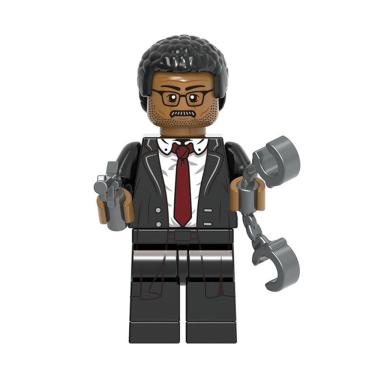 Imagem de Boneco Super Heroi Vilão Hq Bloco De Montar