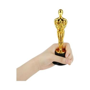 Imagem de Estátuas De Troféus Dourados Estilo Oscar Em Plástico Para Decorações 