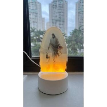 Imagem de Luminária de Mesa Abajur 3D Caminho do Pastor Led 4W 3 em 1 Bivolt