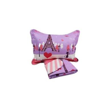 Imagem de Colcha Solteiro Cobre Leito Infantil 2 pecas Estampas para quarto de m