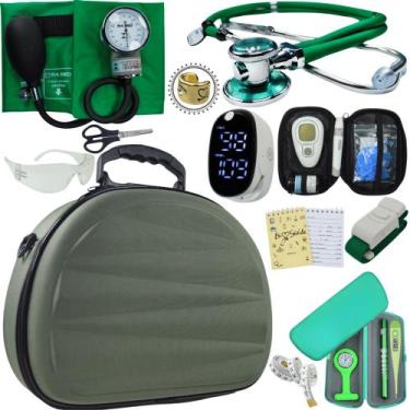 Imagem de Kit Enfermagem Maleta Medica Super Luxo Completa Promocao - Love Saude