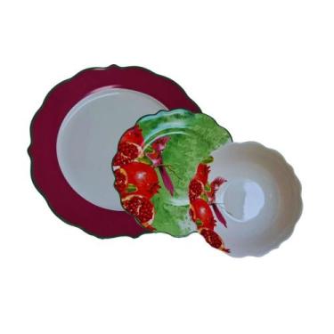 Imagem de Aparelho de Jantar com 12 peças Composée Bordas Recortadas porcelana B