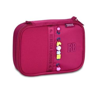 Imagem de Estojo Box Escolar Feminino Rebecca Bonbon 36 Elasticos - Clio Style
