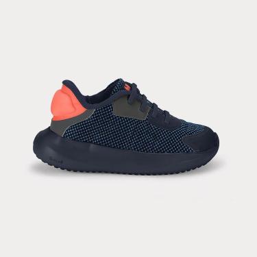 Imagem de Tênis Infantil Bibi Flash Azul Marinho com Laranja-Masculino