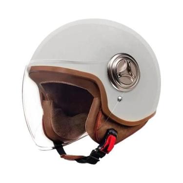 Imagem de Capacete De Motocicleta Com Orelhas De Gato, Leve, Casco Em ABS, Vária