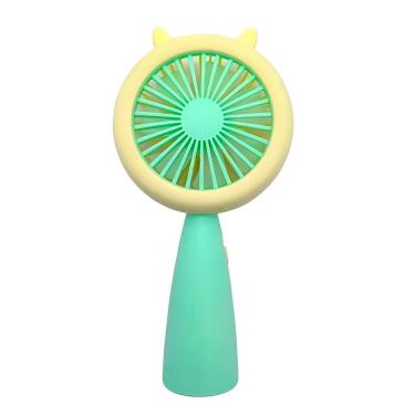 Imagem de Mini Ventilador Recarregável Usb Modelo Led Portátil Verde