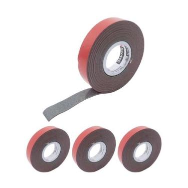 Imagem de Kit 4 Fita Dupla Face 3m Automotiva 12mm X 3 Mts