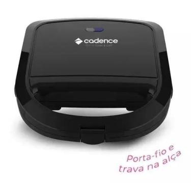 Imagem de Misteira Elétrica Sanduicheira Grill Preta Cadence 110v, 110V