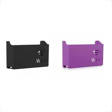 Imagem de Kit Com 2 Organizador Suporte de Roteador Modem Wi-fi Adesivo - THE YA