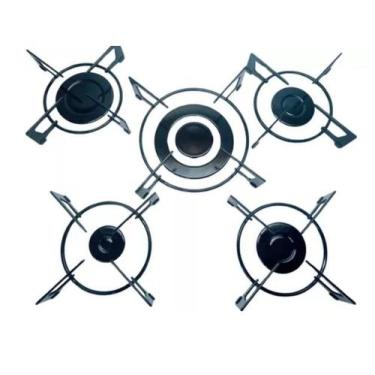 Imagem de Espalha Chama E Grade Trempe Para Fogão Cooktop Fischer 1743